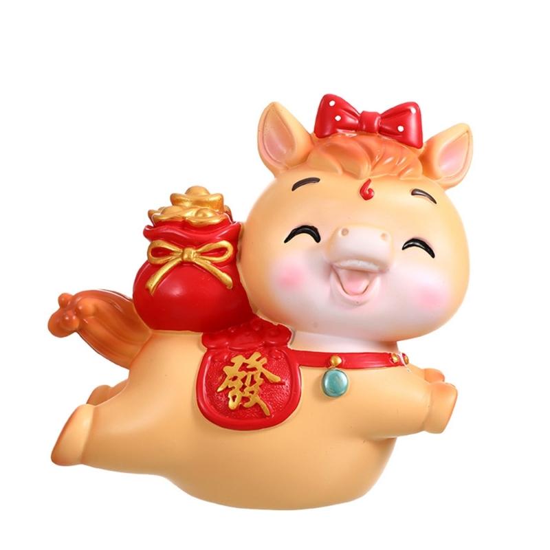 

Horse Coin Banks Cultural Gift Home Decoration Horse Piggy Banks Figurine For New Year Celebration