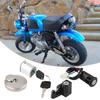 Motorcycle Ignition Helmet Lock and Key ABS and Aluminum Alloy Easy To Increased Maintenance Tool for Honda Lock, Lock, Set, Material, Release,