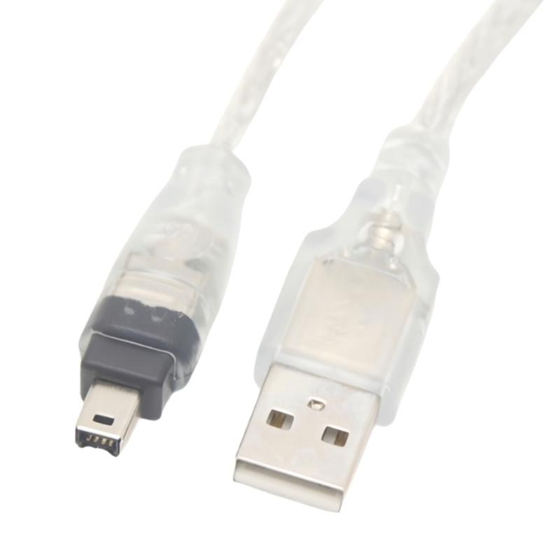 

Professional USB To IEEE1394 FireWire Cable USB To 1394 Data Cable For Digital Video Cameras And Computers 1.5m