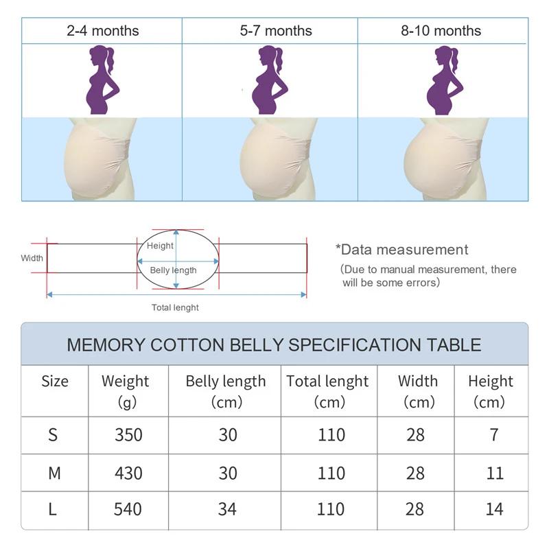 Spugna Memory per Donne Incinte Portatile Supporti per Pancia Finta Pancia Finta Gravidanza surrogata per Attori Uomini e Donne