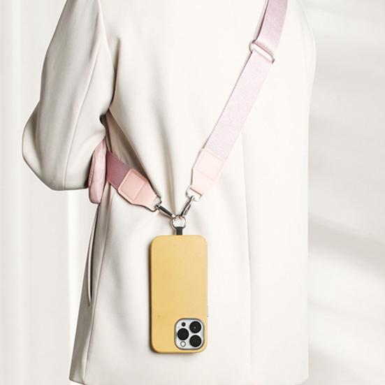 Yousheng Adjustable Phone Lanyard with Detachable RFID Wallet Crossbody Strap Hands-Free Universal Phone Carrying Case for Smartphones