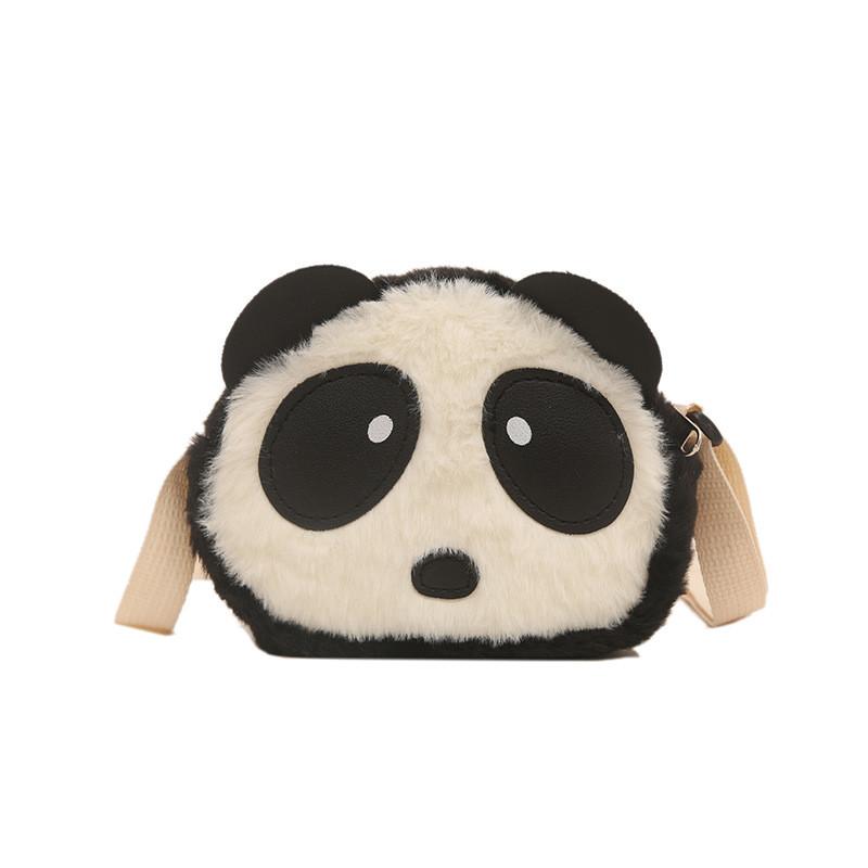 

И Прочная Очаровательная Плюшевая Сумка Панды Для Детей Веселый И Игривый Дизайн Для Приключений Каждый День чёрный