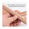 6 Wood Clay Modeling Pattern Rollers Kit, Clay Rolling Pin Textured Hand Roller Wooden Handle Pottery Tools Set