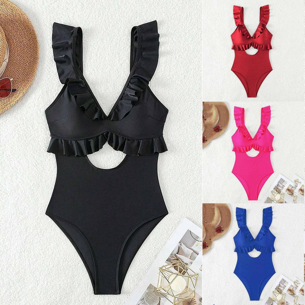 Women's Sexy Checkered Bikini Set, Strapless Three-Piece Swimwear, Summer Beach & Pool Party Bathing Suit