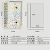 Hueapion Transparent Sticker Book for A6 Sticker Sticker Clear Sticker Fandom 132 X Includes 10 Transparent Refill Sheets Pattern Girls, Size, 6-Hole