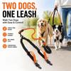 360 Swivel Double Head Pet Rope Comfortable Handle Two Dog Lead Rope Dual Dog Leash  Two Dogs