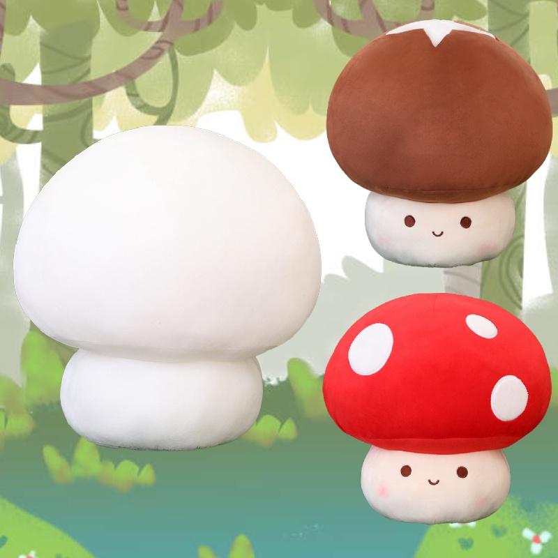 Red Umbrella Mushroom Plush Toy Soft And Cuddly!