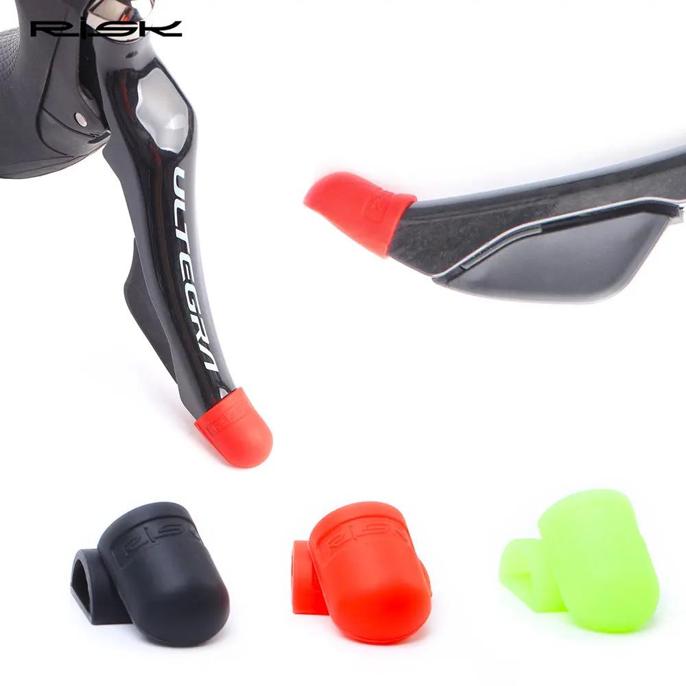 RISK Silicone Bicycle Brake Lever Shift Handle Cover For Shimano Road Bike Shifting Lever Protection Sleeve Cycling Accessories