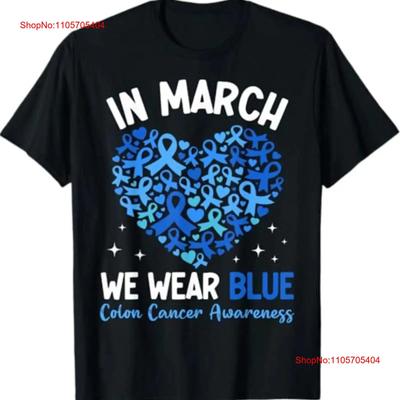 Colorectal Colon Cancer Awareness Blue Ribbon Colonoscopy T Shirt Vintage Top For Everyday Wear