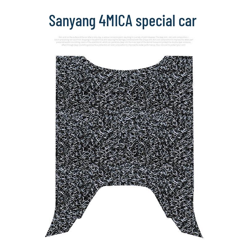 SYM Little Ant 4MICA 150cc Motorroller Custom Fußmatte Seidenringpolster.