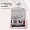 Travel Hair Dryer And Curling Iron Organizer Pu Storage Bag For Bathroom And Vacation Use