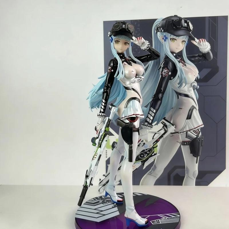 Clukay Mädchen Frontline HK416 Gw Speed Star Mecha Girl Figur Vollständig Bemalt Desktop-Ornament Sammlerstück Ausstellungsstück Geschenk
