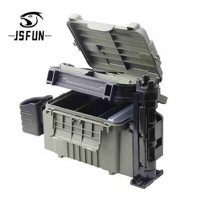 Large Capacity Fishing Tackle Box Set: Includes Lure Box, Rod Holder, and Cup Holder