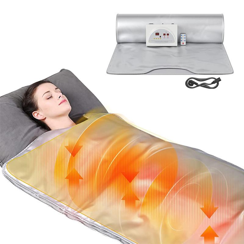 Far Infrared Sauna Blanket Portable Steam Slimming Machine Steam Sauna Bag Professional Body Sculpting Detox Therapy Device