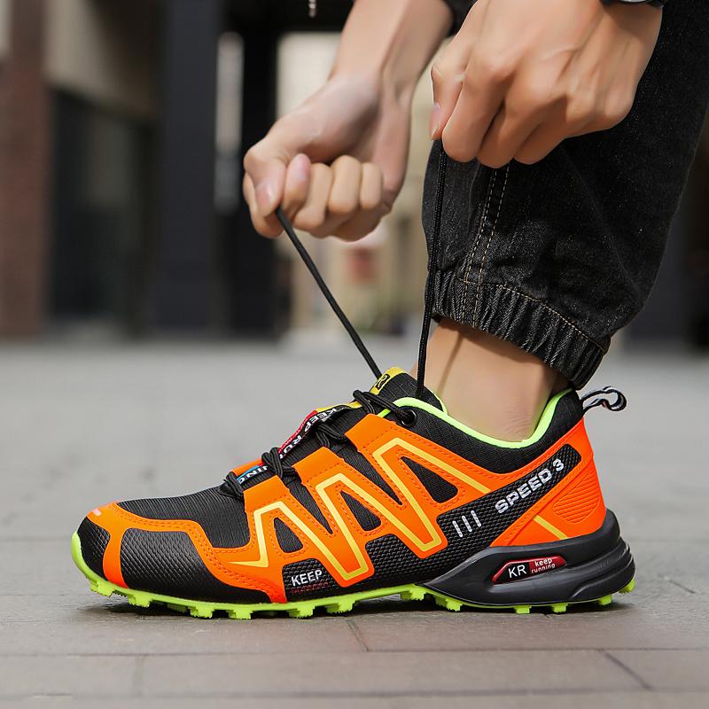 Pantofi de drumeție pentru bărbați Pantofi de alergare în aer liber Pantofi de antrenament de drumeție cu plasă respirabil Dimensiune mare 39-47 Pantofi de jogging sport ocazional