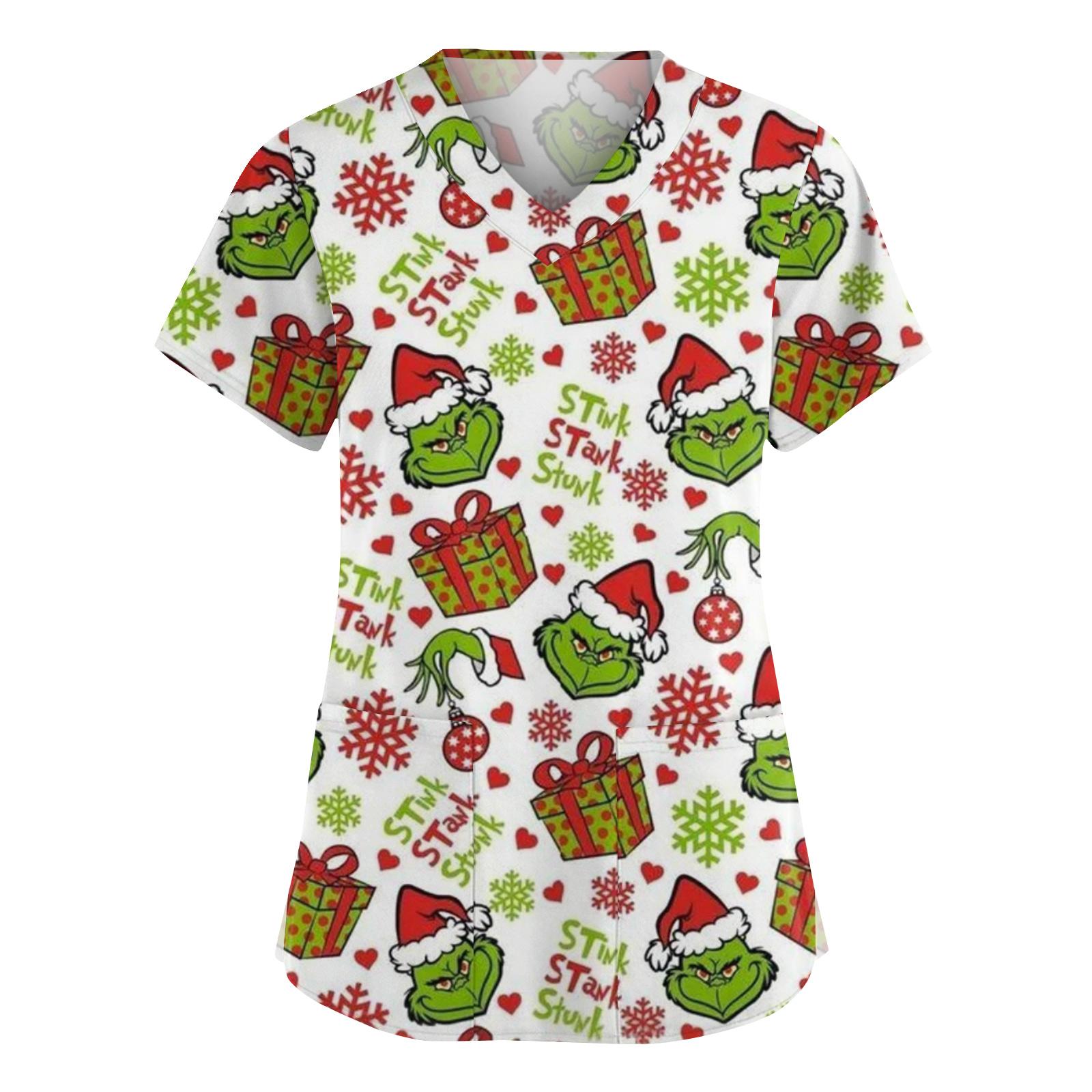 

Женская мода V-образный вырез короткий рукав комбинезон с карманами принт топы одежда XXXXL