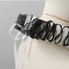 Colletto Finto in Pizzo Staccabile con Collo a Volant, Accessorio per Camicette, Maglioni e Vestiti, Decorazione per Collo in Stile Vittoriano