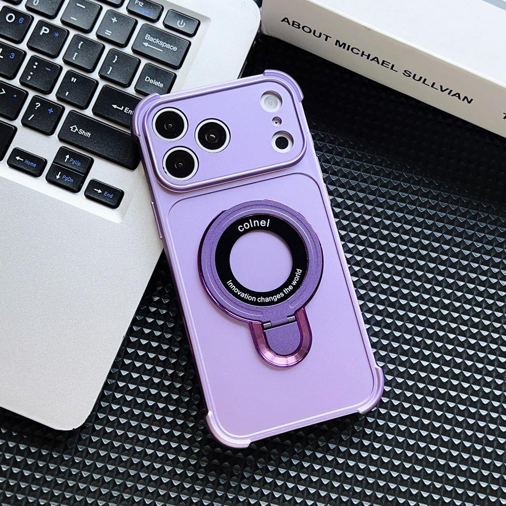 Applicable to iPhone17Pro mobile phone case, 17 large windows in seconds, Apple 16 magnetic suction bracket, four corners anti-drop shell