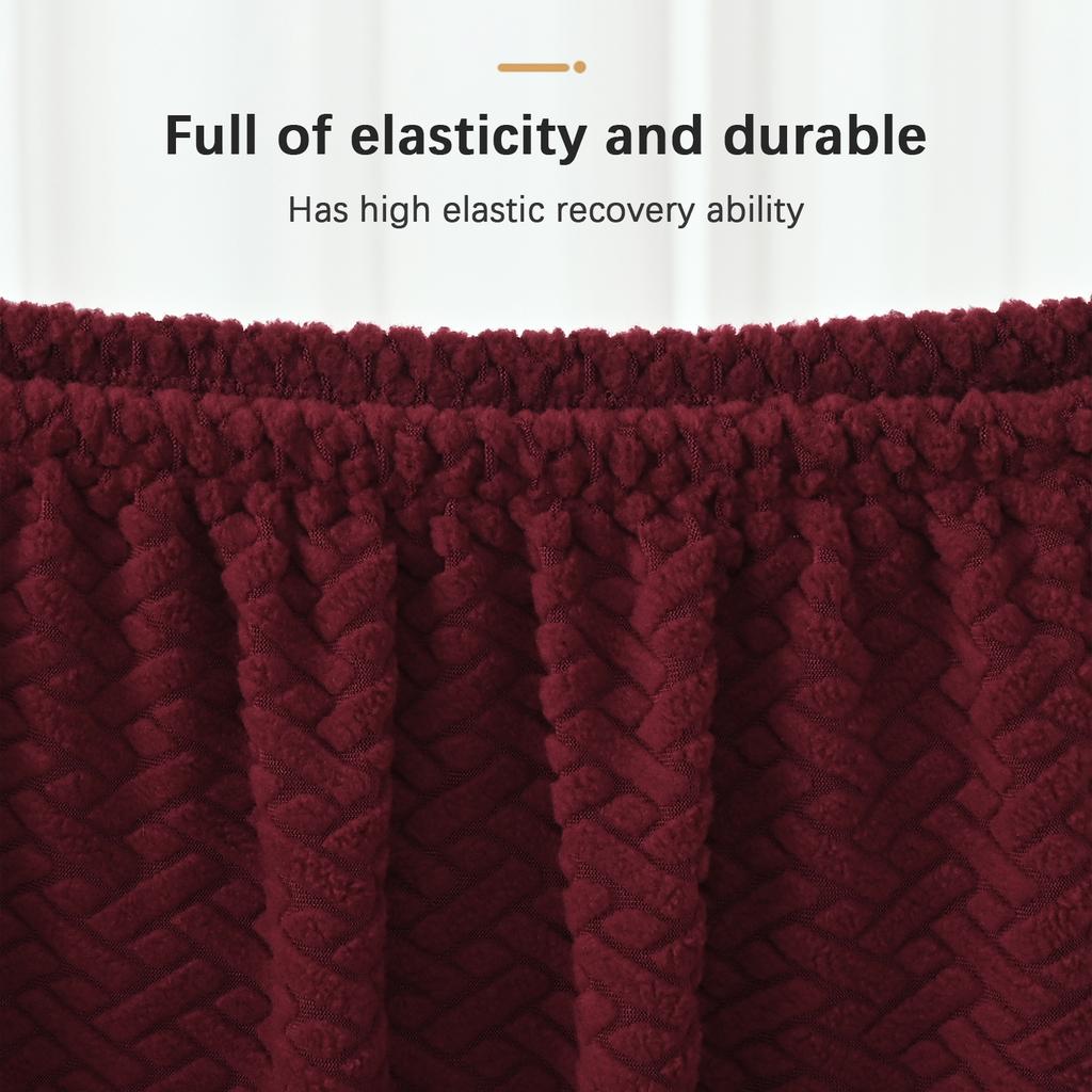 Simple Chair Cover Seat and Rest In One Half Package M Chair Protective Cover Polar Fleece Material