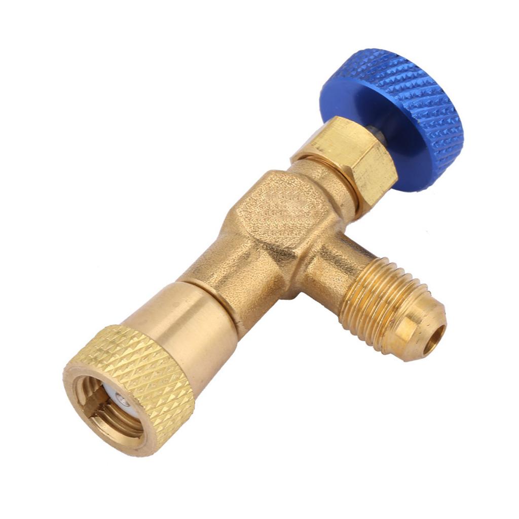 1 4   Flow Control Valve for Refrigerant Charging Hose R22 Flow Control Valve
