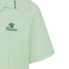 MALBON GOLF Summer Pleated Half-Open Collar T-Shirt Mint Green (Man)