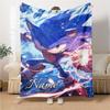 Custom Name Sonic Adventure Sonic Hedgehog Party Blanket For Couch Bed Plush Cozy Fuzzy Blanket Super Soft Warm Blankets For Fall And Winter 0916237