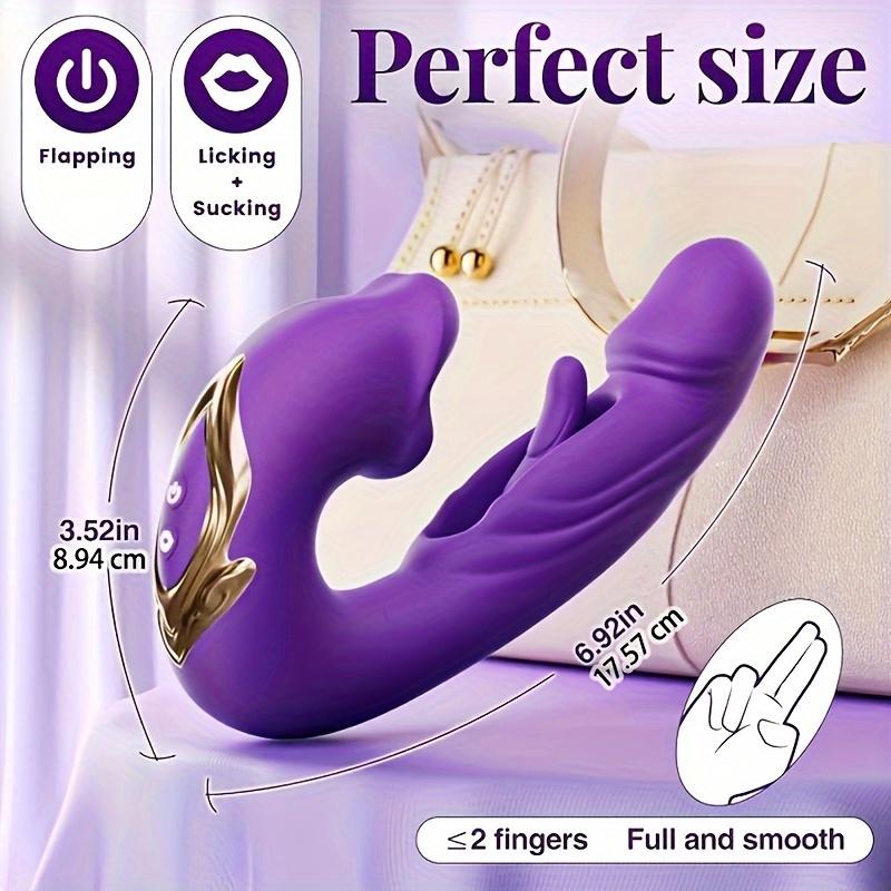 Vibratoare punct G cu stimulare a clitorisului pentru femei cu 5 linge de limbă 7 moduri de vibrație 7 moduri de mișcare vibrator vibrator sex pentru femei
