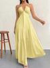 European and American Fashion Summer New Women's Halter Neck Dress