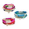 Bohemian Multilayer Beaded Bracelet Rhinestone Wrap Charm Bracelets Fashion Jewelry