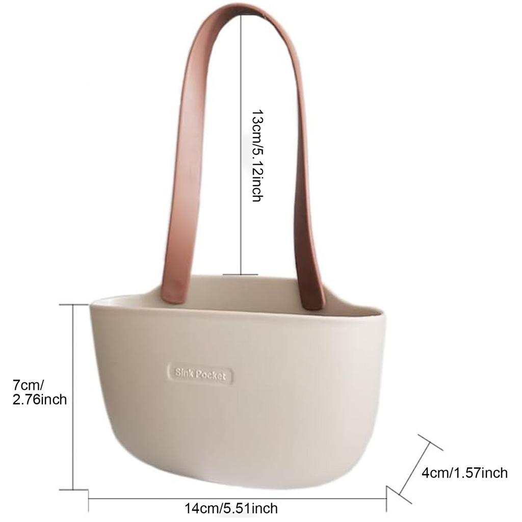 Kitchen Sink Sponges Soap Holder Sink Draining Hanging Basket  Storage Drying Rack Accessories Organizer