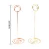 20pcs Table Number Holder Round Table Stand Wedding Card Stand Paper Favor Clip