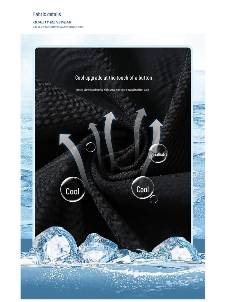 Men's Summer Quick-Dry Loose Straight-Leg Wide Casual Pants