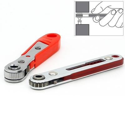 1PC Mini Chave Catraca Hexagonal Torx Controle Bidirecional para Chave de Fenda de Cabeça Simples/Dupla Brocas Ferramenta 1/4"(6,35 mm)