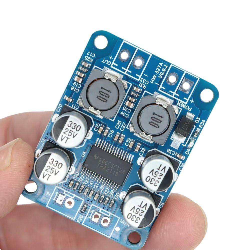 1Pcs Low Power Consumption Digital Audio Amplifier Board TPA3118 PBTL Mono Amp Module