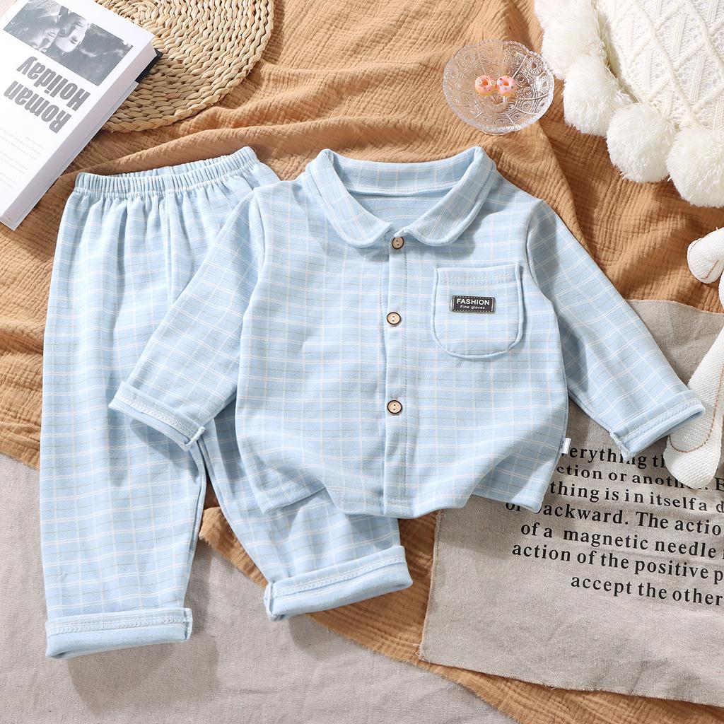 Winter Children's Home Clothing Warm Set, Two Piece Set For Boys And Girls