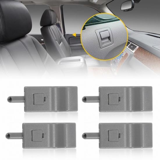 

Set of 4 Door Lock Knob Gray LH/RH Front/Rear For 2007-2013 Chevrolet Avalanche