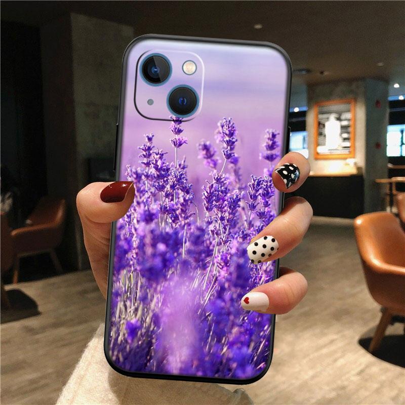 

IK42 Чехол с рисунком лавандовых фиолетовых цветов для Samsung M06 M15 M16 M35 M55 M56 A36 A42 A50 A50S A51 A52 A32 A33 A05 A05S A06 A16 A20 Galaxy A42 5G