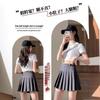 Women's Gray High-Waist Pleated A-line Skirt - Spring/Summer 2024, Autumn/Winter Midi, Slimming Fit, Petite Sizes Available
