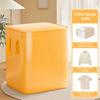 Clothing Blanket Storage Bag with Reinforced Handle Large Capacity Zipper Closure Waterproof Comforter Blanket Container