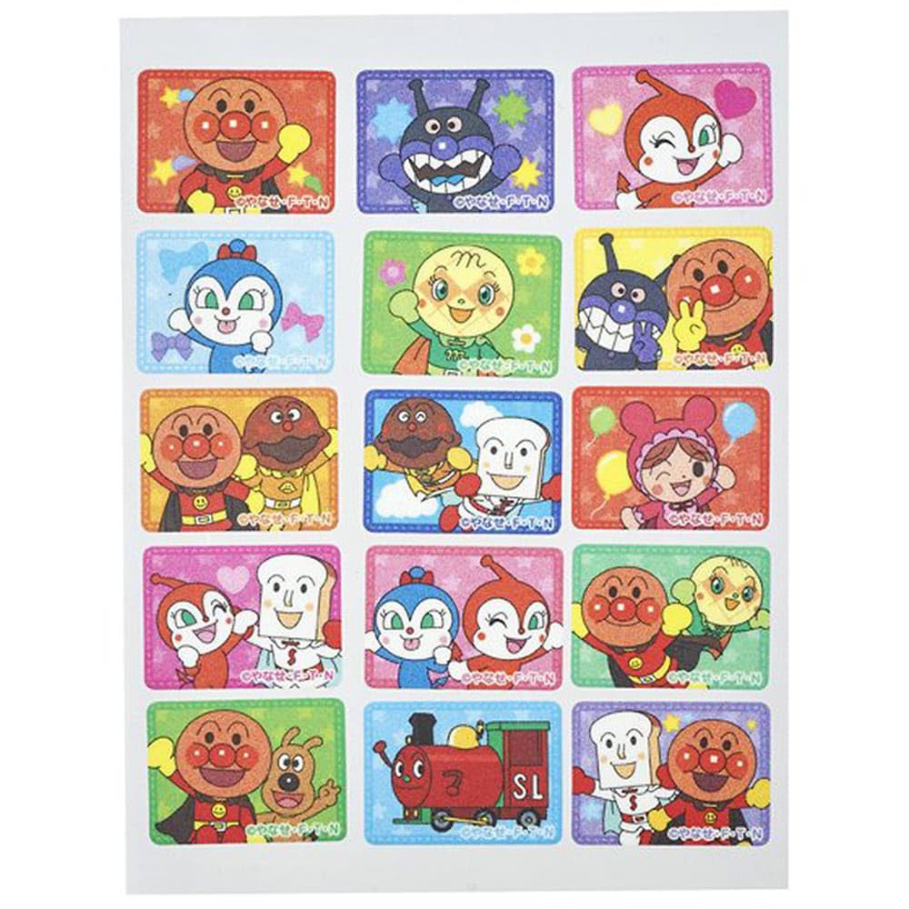 Bandai Anpanman Insect Repellent 45 Stickers x 2 Packs Stickers,