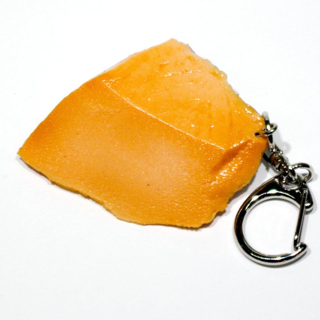 Acessórios de Coco Comida Réplica de Comida Chaveiro Salmão Grelhado 027TK