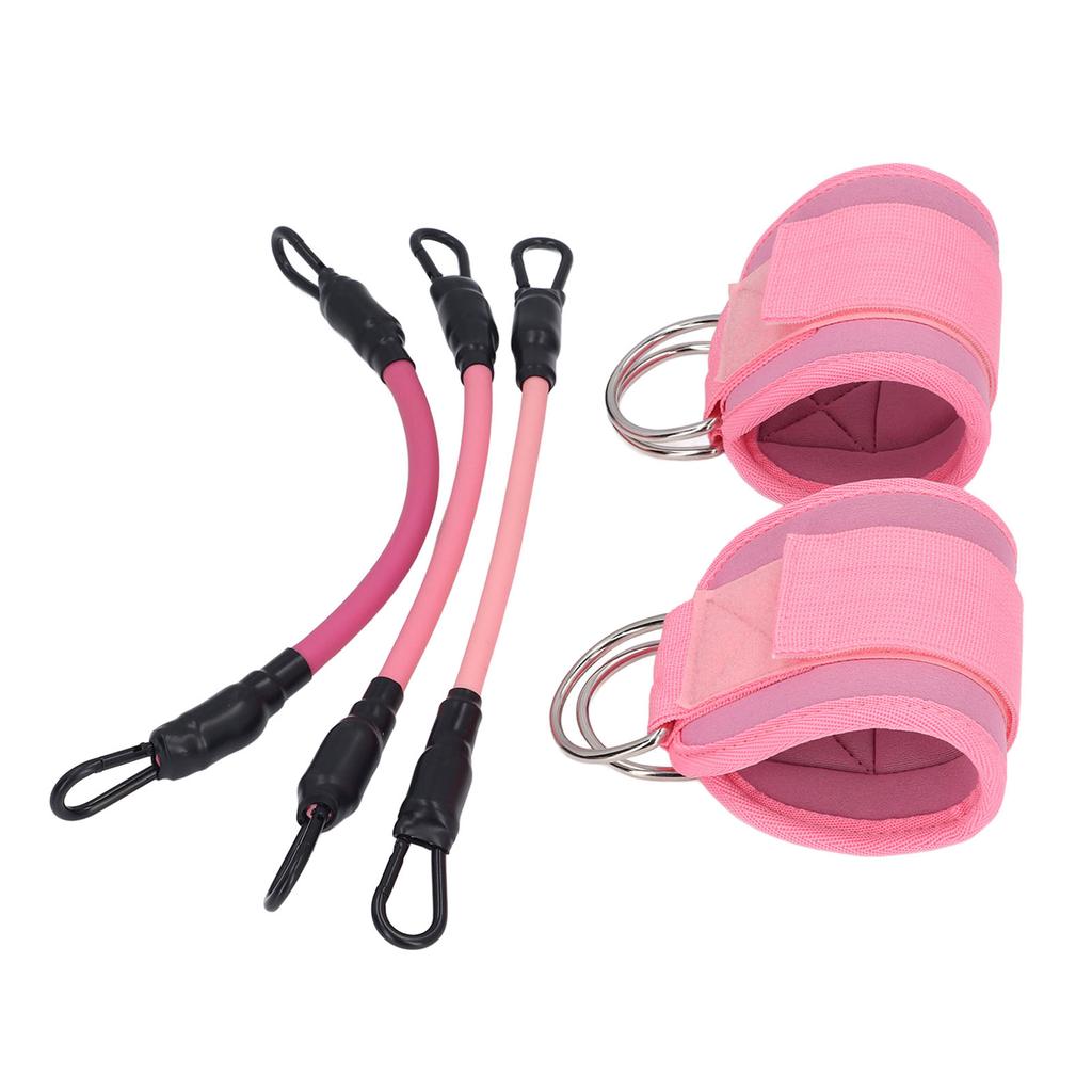 Ankle Resistance Bands Portable Glutes Exercise Equipment Ankle Resistant Band Set with Cuffs for Hip Leg Training