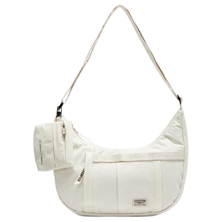 Champion Tactical Shoulder Bag With Pouch Fashionable Versatile Commuter Large Capacity Fabric Crossbody Bag Unisex bags U6BACPU77 White