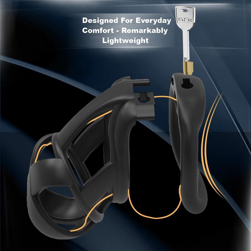 Chastity Cage Lightweight Male Chastity Device With Invisible Lock Bondage Gear for Men Beginner-Friendly Design Adult Sex Toy