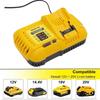 DCB118 12V 14.4V 18V 20V MAX 4.5A Li-ion Fast Charger for Dewalt Flexvolt 20V/60V Max Battery DCB120 DCB200 DCB609 DCB115 DCB112