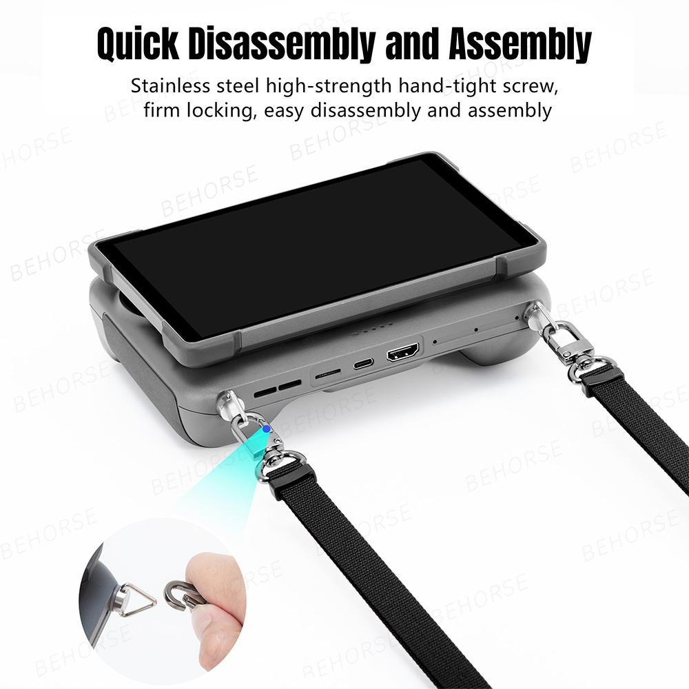 Adustable Lanyard For DJI RC Pro 2/RC 2/RC Remote Contorll PU Neck Strap For DJI Mavic 4 Pro/Neo/Air 3/Mini 4 Pro Accessories