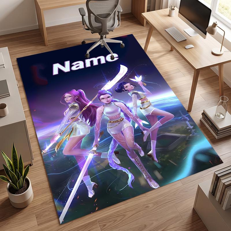 HUNTRIX (216) Personalized Name Office Carpet Stylish Decor for Living Room Bedroom Kitchen