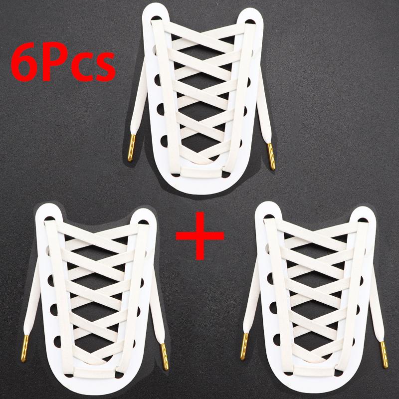 New Gold Silver Flat Rope Shoelace Luxury Faux PU Leather Shoelaces Metal Head Sneakers Casual Shoes Laces 80/100/120/140/160cm