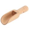 10pcs Wood Bath Salt Scoop Polished Surfaces Eco Friendly Salt Scoop Bath Scoop for Shower Room