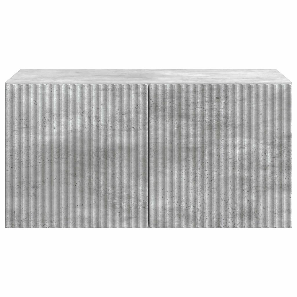 Wall Mounted TV Cabinet Concrete Grey 59.5 x 41 x 30 cm